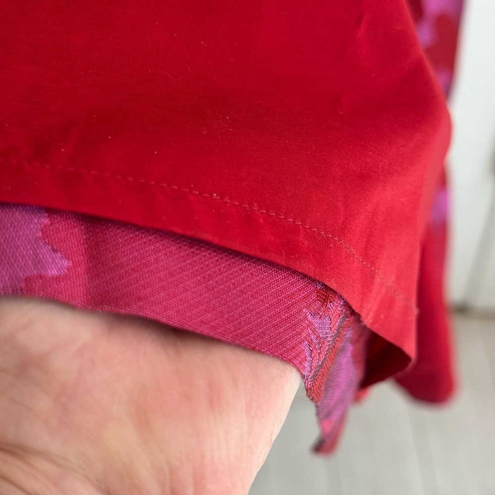 Aidan Mattox Red and Pink maxi Dress - Picture 6 of 10